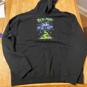 Mens Rick and morty hoodie